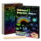 100Pcs Dazzling Scratch Painting Parent Child Interactive Toys Note Cards Handmade Painting