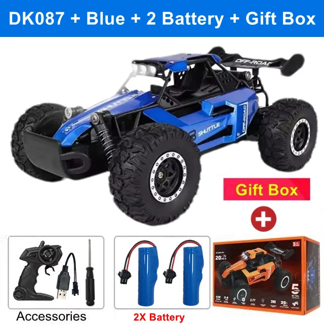 2025 New RC Car 1:16 2.4Gh Model With LED Lights 2WD Off-road Remote Control Climbing Vehicle Outdoor Cars Drift Toys Boys Gifts