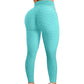 Women's Bubble Hip Lifting ExerciseYoga Pants Women Fitness Running High Waist Gym Fitness Sports Flared Pant Dance Trouers