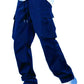 2025new men's workwear pants, European and American men's loose straight casual pants, men's workwear pocket pants