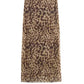 Women Leopard Tulle Midi Skirt 2024 Summer Fashion High Waist Elasticated Waistband Long Skirts Streetwear