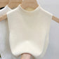 Women Knitted Tank Top Summer Fall Slim Sweater Short Sleeveless Solid Spring Autumn Sweaters Pullovers 2025