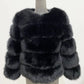 ZADORIN S-5XL Mink Coats Autumn Winter Fluffy Black Faux Fur Coat Women Elegant Thick Warm Faux Fur Jackets For Women 2024 Tops