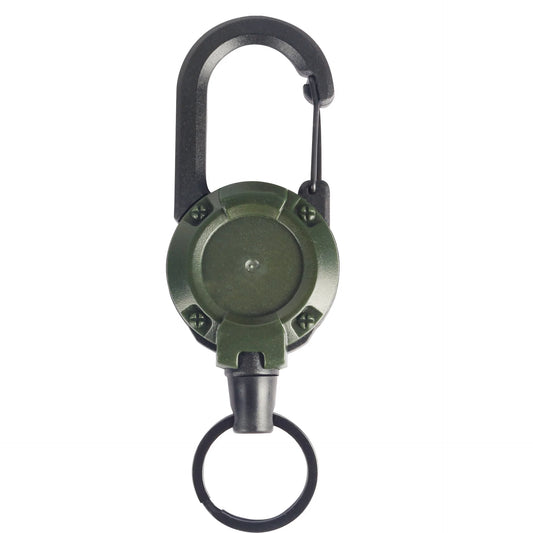 Wire Rope Sporty Retractable Key Chain Easy-To-Pull Buckle Anti-Lost High Rebound Anti-theft Metal Easy-To-Pull Buckle