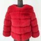 ZADORIN S-5XL Mink Coats Autumn Winter Fluffy Black Faux Fur Coat Women Elegant Thick Warm Faux Fur Jackets For Women 2024 Tops