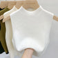 Women Knitted Tank Top Summer Fall Slim Sweater Short Sleeveless Solid Spring Autumn Sweaters Pullovers 2025