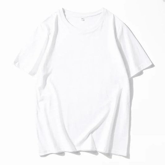 12 Color Oversized Heavyweight T Shirt for Men Summer Short Sleeve Tee 100% Cotton Plain Top Casual Men's Clothing