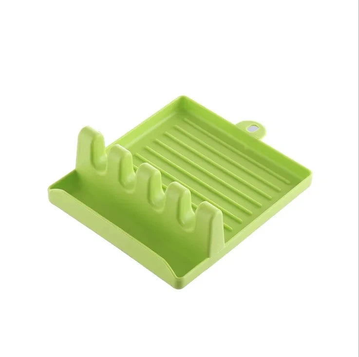 [Hot Sales] 1Pcspatula Rack Pot Lid Rack Shelves Counter Top Shovel Spoon Shelf Soup Spoon Pad Put Soup Spoon Chopsticks Holder