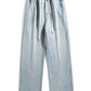 Winter Men's Jeans Korean Fashion Fleece Liner Thick Warm Straight Denim Pants Washed Cotton Retro Blue Wide Leg Jean Trousers