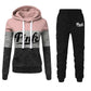 2024 Hot Sales Womens Clothing Print Color Block Hooded Sweatshirts Fashion Trend Versatile Pullover Street Warm Casual Clothing