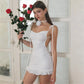 2024 European and American New High end Y2K Sexy Open Back Lace up Slim Fit Spicy Girl Short Skirt Summer Party Club Mini Dress