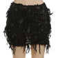 Weird Puss Colorful Tassel Skirts Peach Hip Women Thin Knit Wild Sexy Midnight Summer Trend Stretch Skinny Streetwear Bodycon