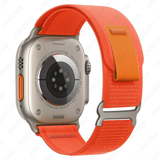Trail loop For Apple Watch Ultra 2 Band 49mm 45mm 44mm 42mm 46mm 41mm Nylon bracelet correa iWatch Series 10 9 8 7 6 5 SE Strap