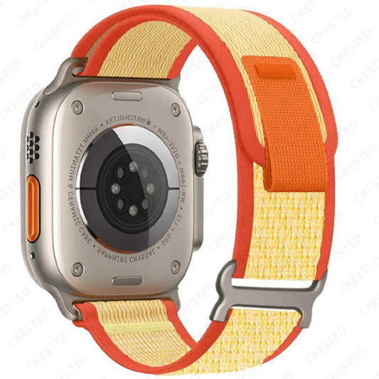 Trail loop For Apple Watch Ultra 2 Band 49mm 45mm 44mm 42mm 46mm 41mm Nylon bracelet correa iWatch Series 10 9 8 7 6 5 SE Strap